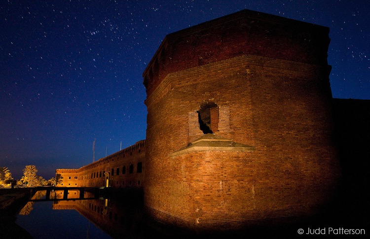 Fort Jefferson at Night, Dry Tortugas National Park, Florida, United States