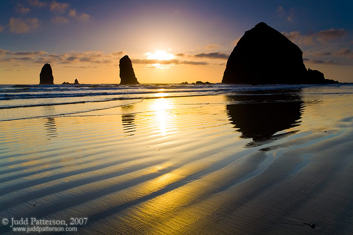 Rays and Ripples, Cannon Beach, Oregon, United States