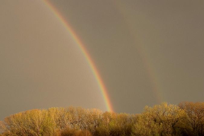 Double Rainbow, Saline County, Kansas, United States