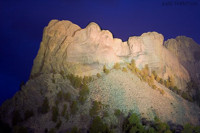Rushmore by Night, Mount Rushmore National Memorial, South Dakota, United States