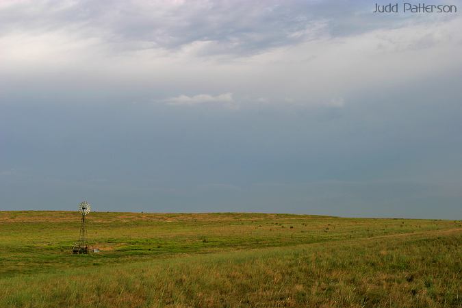 Windmill on the Plains, Saline County, Kansas, United States