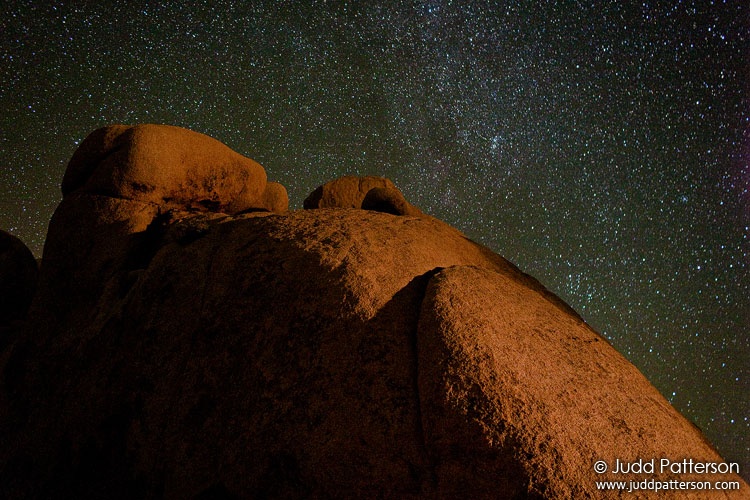 Jumbo Rocks at Night, Joshua Tree National Park, California, United States
